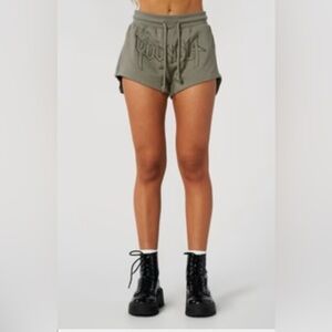 YOUNGLA Branded Alchemy Medium Olive Green Shorts Sold Out New In Package